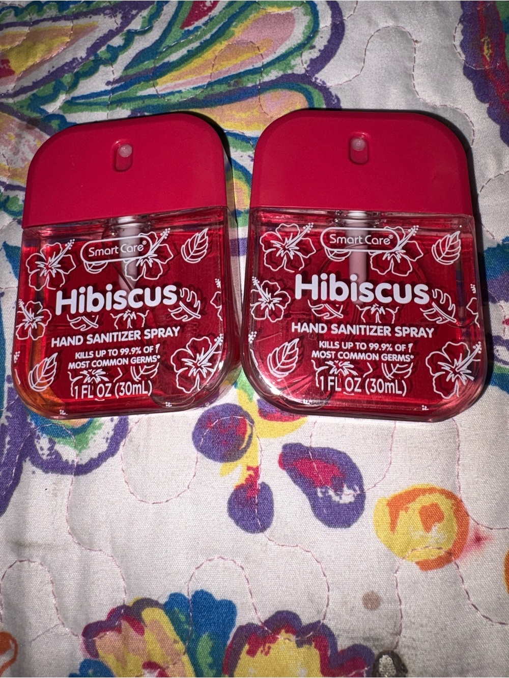 Hibiscus Hand Sanitizer Spray — Red